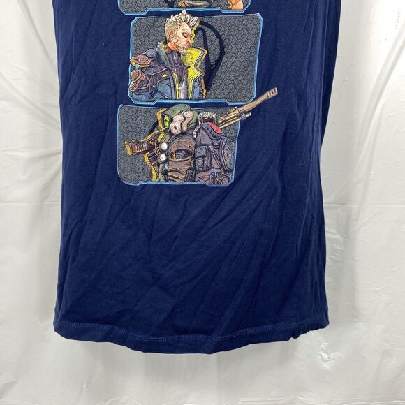 Borderlands 3 Vault 2019 Unisex Size Small Graphic T-Shirt Navy Blue Tee S - Picture 4 of 9